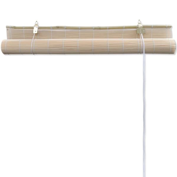 Rullgardiner & persienner - Living Rullgardin naturlig bambu 2 st 120x160 cm