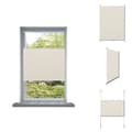 Miniatyrbillede 1 af 8: Rullegardiner - Living plisseret rullegardin  50 x 150 cm cremefarvet