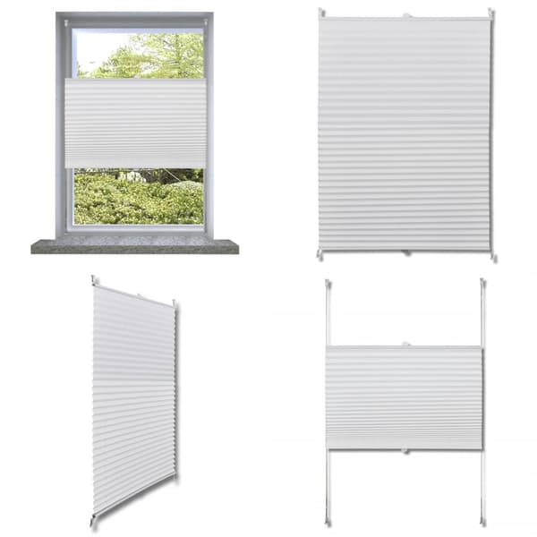Plisserede blinde 60x200 cm hvid - Persienner - Persienne - Home & Living