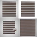 Miniatyrbillede 1 af 7: Rullegardin i zebradesign 140 x 175 cm kaffefarvet - Rullegardin I Zebradesign - Rullegardiner I Zebradesign - Home & Living