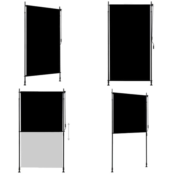 Rullgardin utomhus 120x270 cm antracit - Rullgardin - Rullgardiner - Home & Living