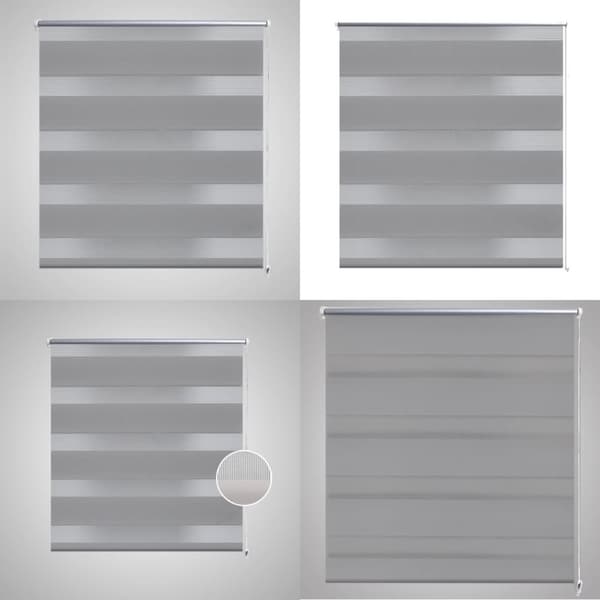 Rullegardin i zebradesign 100 x 175 cm grå - Rullegardin I Zebradesign - Rullegardiner I Zebradesign - Home & Living