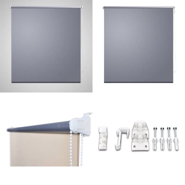 Pimentävä rullaverho 60 x 120 cm Harmaa -  - Home & Living