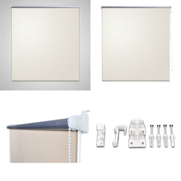 Mørklægningsrullegardin 100 x 230 cm offwhite - Mørklægningsrullegardin - Mørklægningsrullegardiner - Home & Living
