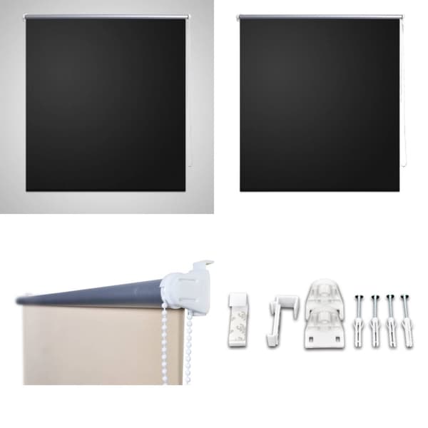 Rullgardin svart 120 x 175 cm mörkläggande - Rullgardin - Rullgardiner - Home & Living