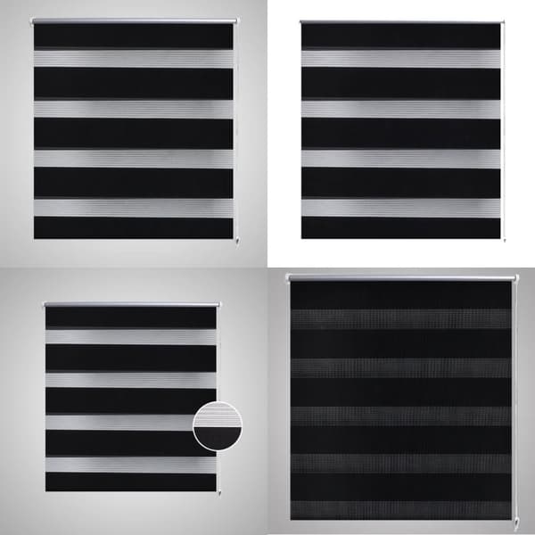 Rullegardin i zebradesign 60 x 120 cm sort - Rullegardin I Zebradesign - Rullegardiner I Zebradesign - Home & Living