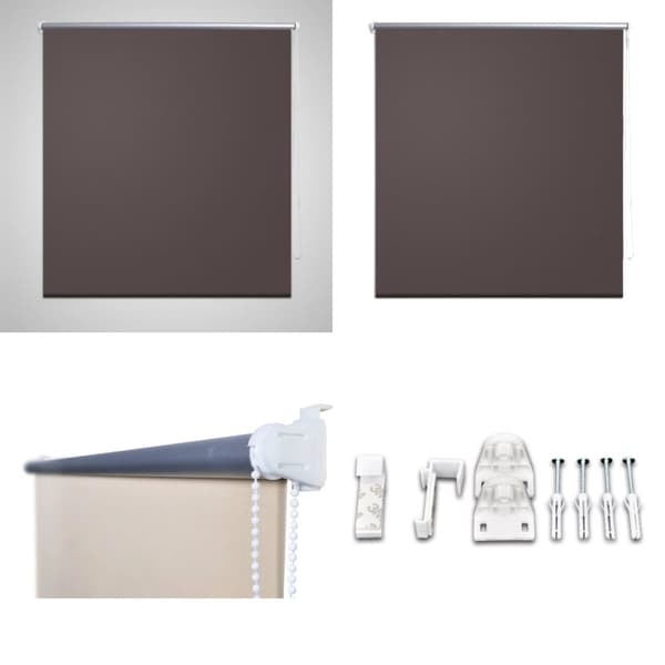 Pimentävä rullaverho 80 x 230 cm Kahvinruskea - Pimentävä Rullaverhot Koko Väri Valonohjaus - Home & Living