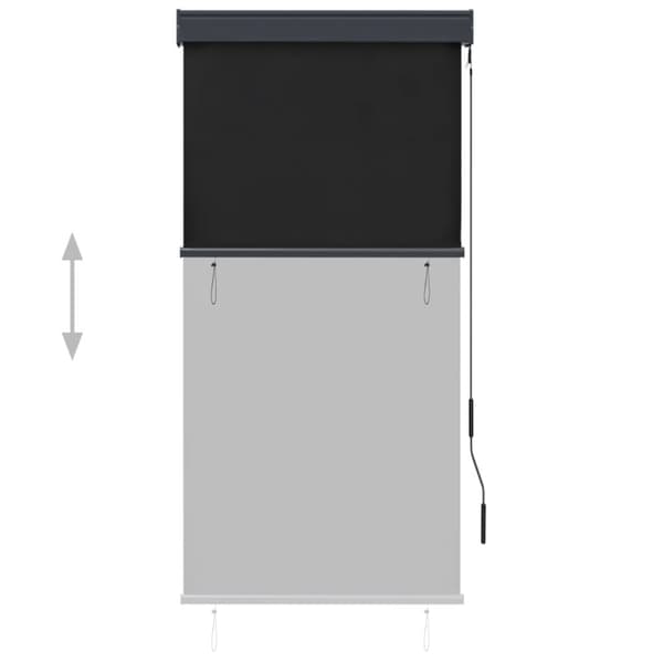 Ulkorullaverho 80x250 cm antrasiitti