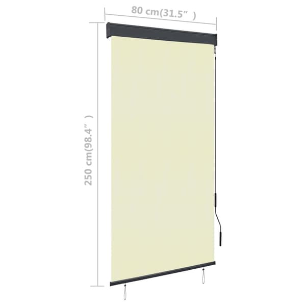 Ulkorullaverho 80x250 cm kerma