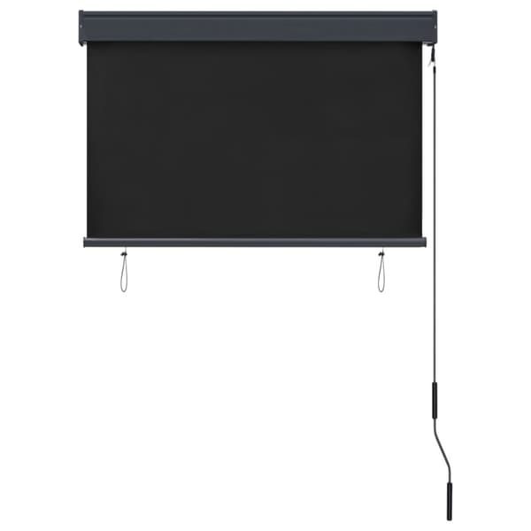 Rullgardin utomhus 100x250 cm antracit