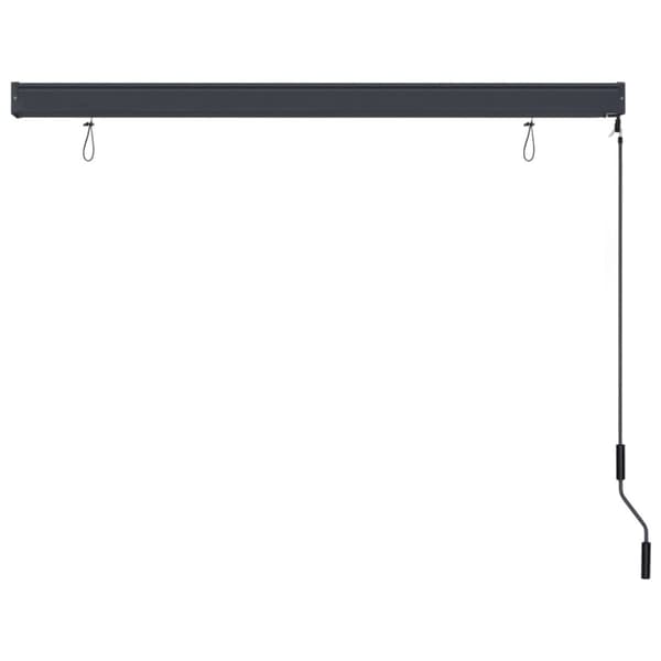 udendørs rullegardin 160x250 cm cremefarvet
