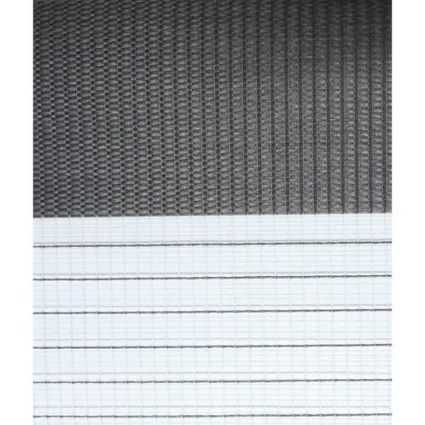 MADECOSTORE Rullgardin Dag Natt Ingen borrning Matchande kedja - Kolgrå - L45 x H190cm