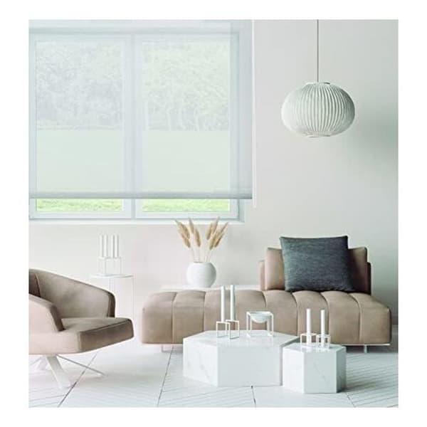 Shiny Translucent Rullgardin - Blind Storlek 120x180 Silver Grå Färg | BLINDECOR