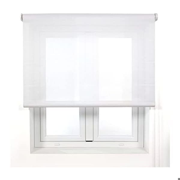 Shiny Translucent Rullgardin - Blind Storlek 120x180 Silver Grå Färg | BLINDECOR