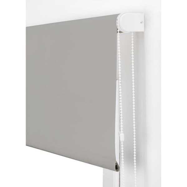 BLINDDECOR | Slät genomskinlig rullgardin 120 x 250 bredd i höjd – Mått persienntyg: 117 x 245 –: silver