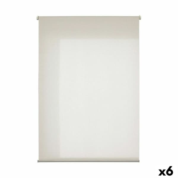 Rullpersienner 120 x 180 cm Polyester Kräm Plast (6 antal)