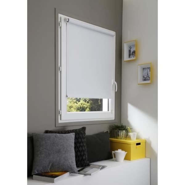 MADECOSTORE Blackout Rullgardin Utan borrning - Pärlvit - L66 x H170cm