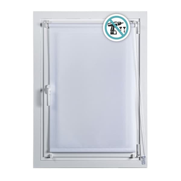 Rullegardiner Stor Planet Clip&Fix Night&Day Hvit 150 x 180 cm