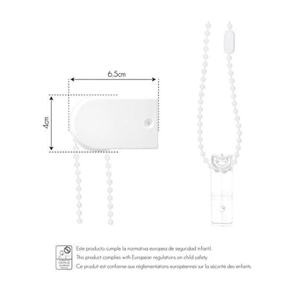 Genomskinlig rullgardin med tryck - Rullgardin Storlek 110x180 - Translucent Blind Glamour Modell | BLINDECOR
