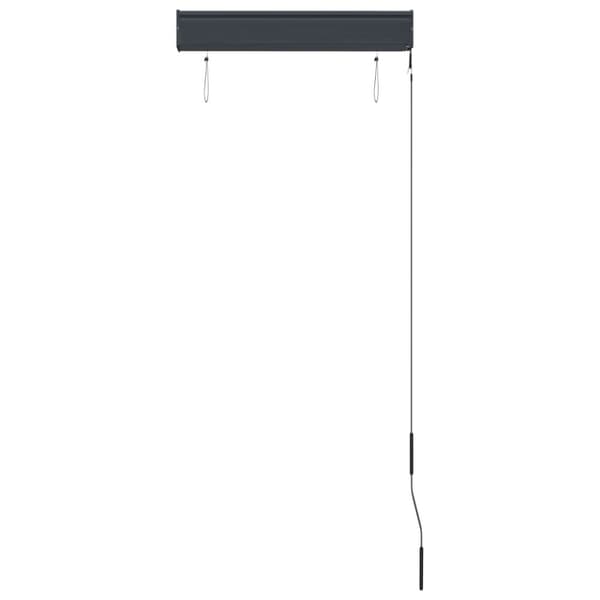 Rullgardin utomhus 60x250 cm antracit