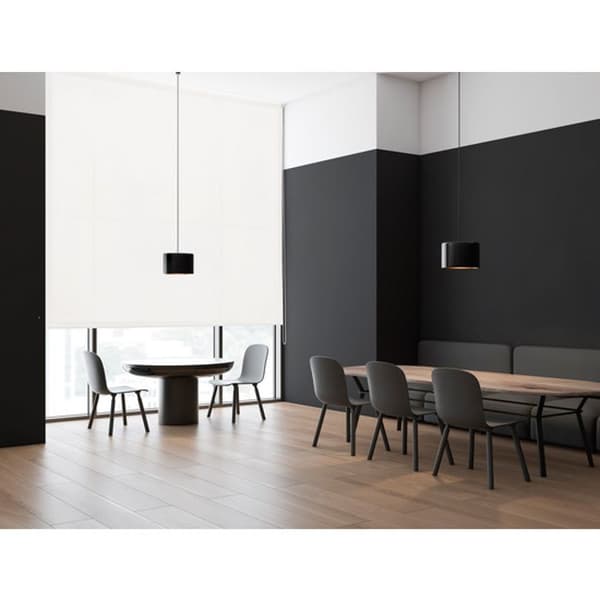 BLINDDECOR | Slät genomskinlig rullgardin 120 x 250 bredd i höjd - Mått persienntyg: 117 x 245 off-white