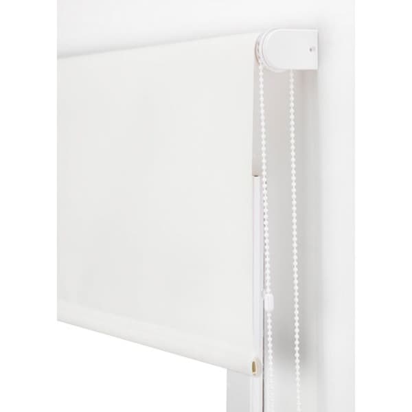 BLINDDECOR | Slät genomskinlig rullgardin 120 x 250 bredd i höjd - Mått persienntyg: 117 x 245 off-white