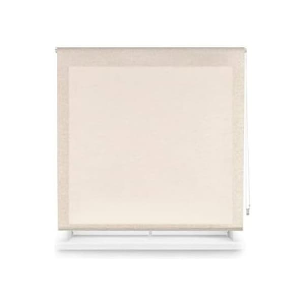 Slät genomskinlig rullgardin – Storlek 140 x 200 – Färggardin linne | BLINDECOR