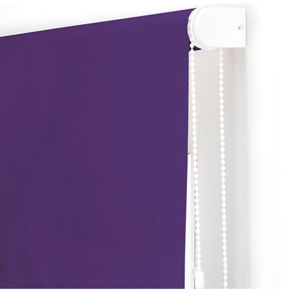 BLINDDECOR | Slät ogenomskinlig rullgardin - Rullgardin Mått: 140x230 - Blindtyg Mått: 137x225 - Lila Persienn