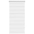 Miniatyrbild 2 av 2: Rullgardin randig vit 60 x 100 cm transparent