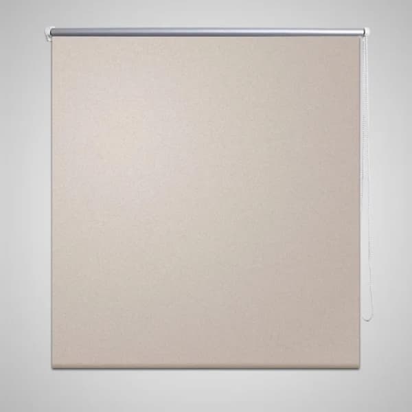 Rullgardin beige 120 x 175 cm mörkläggande