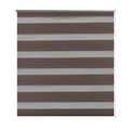 Miniatyrbild 2 av 2: Rullgardin randig brun 60 x 120 cm transparent