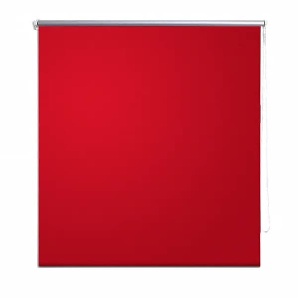 Rullgardin för mörkläggning 100 x 175 cm röd