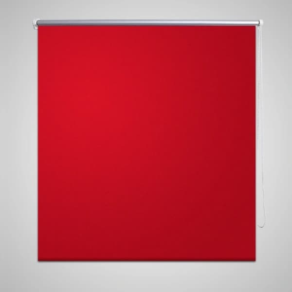Rullgardin för mörkläggning 100 x 175 cm röd