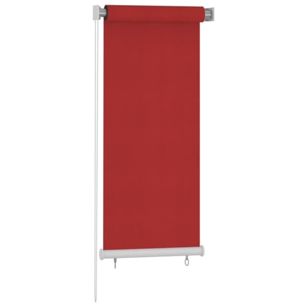 Rullgardin utomhus 60x140 cm röd HDPE