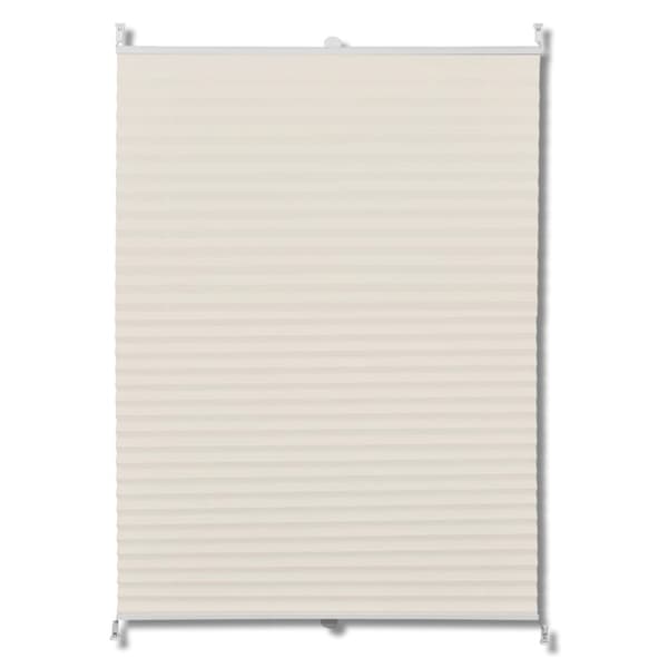 Plisségardin 80x125 cm creme
