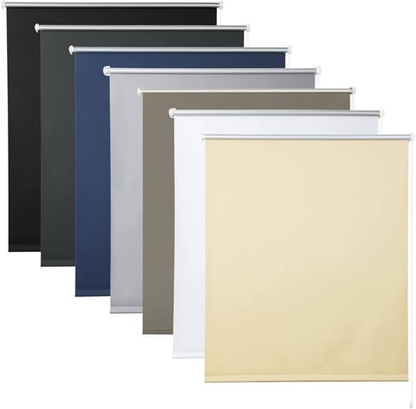 Rootz Blackout Rullegardin - Sun Blocker - Thermal Darkening Shade - 100% Polyester - Privatlivsbeskyttelse - 40-120 cm x 160/210 cm