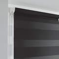 Miniatyrbild 2 av 3: Dag- och nattrullgardin 60 x 90 cm polyester daynight Svart