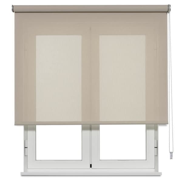 VIEWTEX Butiksrullskärm - Öppningsgrad 10% Linne Sand 150X250cm