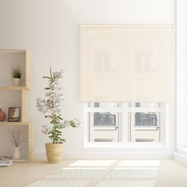 VIEWTEX Butik Rullgardin - Öppningsgrad 10% Beige 135X190cm