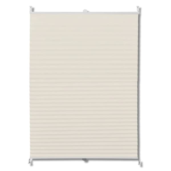 Plisségardin 40x125 cm creme