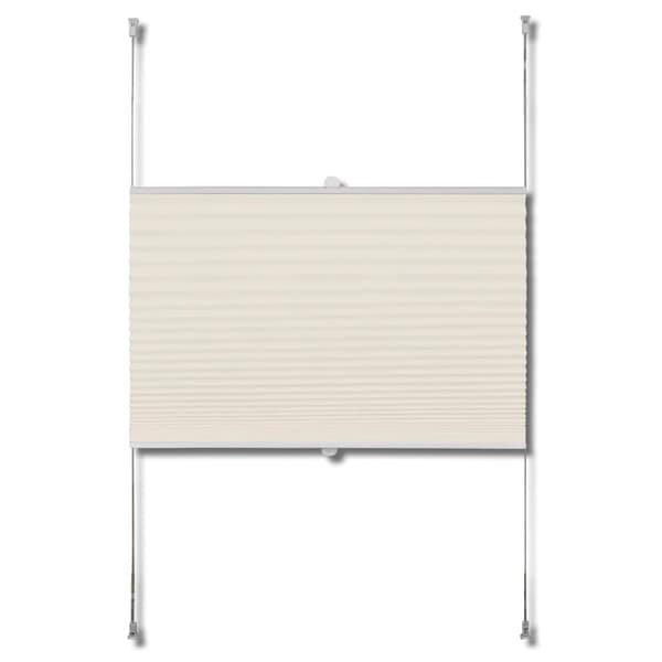 Plisségardin 90x125 cm creme