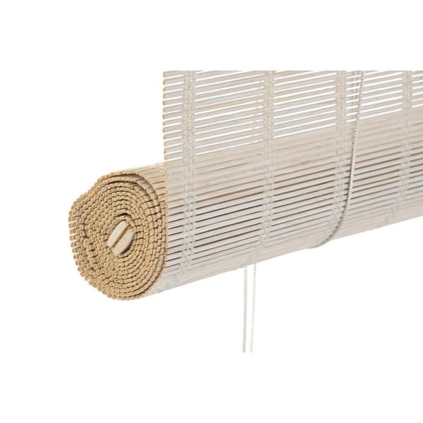 Rullegardiner DKD Home Decor Fernisering Hvid Bambus 120 x 2 x 230 cm