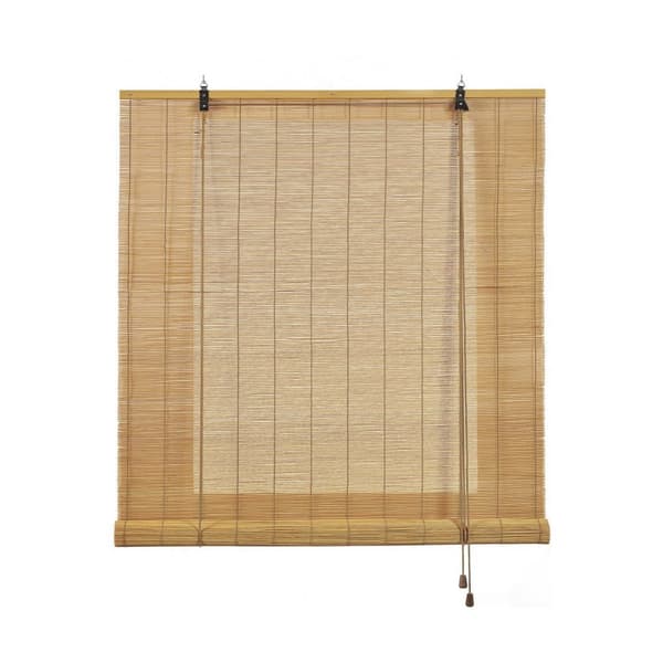 Rullaverhot Stor Planet Ocre Mango Bambu 150 x 175 cm