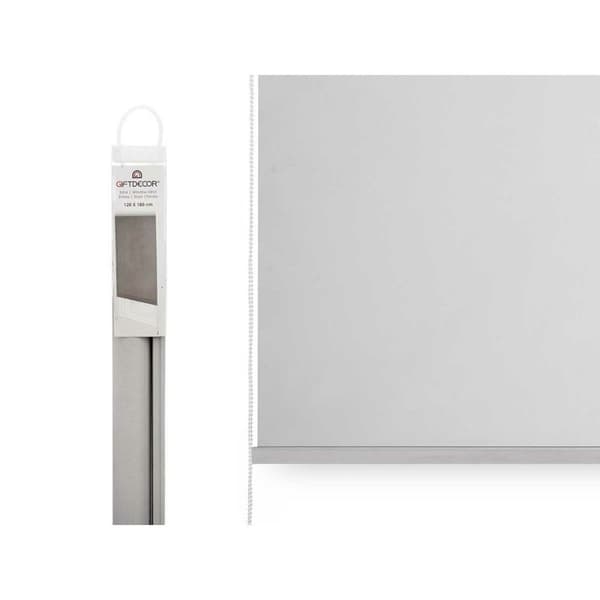 Rullaverhot 120 x 180 cm Harmaa Kangas Muovinen (6 osaa)