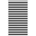 Miniatyrbild 1 av 2: Rullgardin zebra svart 135x230 cm tyg bredd 130,9 cm polyester