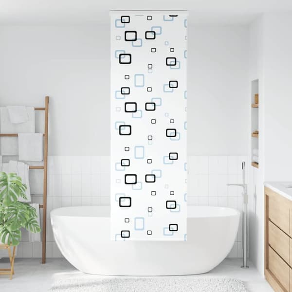 Duschrullgardin med kassett 70x240 cm tyg bredd 66 cm