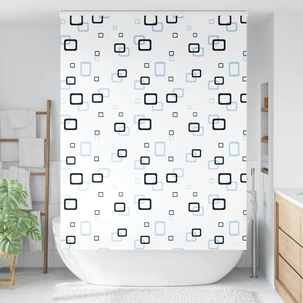 Duschrullgardin med kassett 160x240 cm tygbredd 156 cm