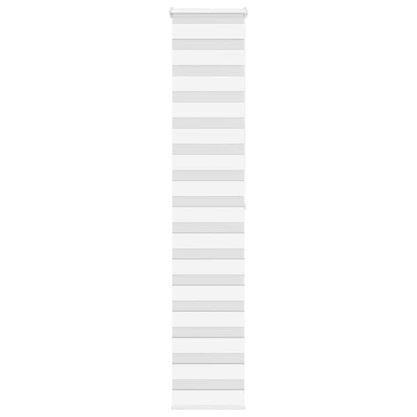 Rullgardin zebra vit 40x200 cm tyg bredd 35,9 cm polyester
