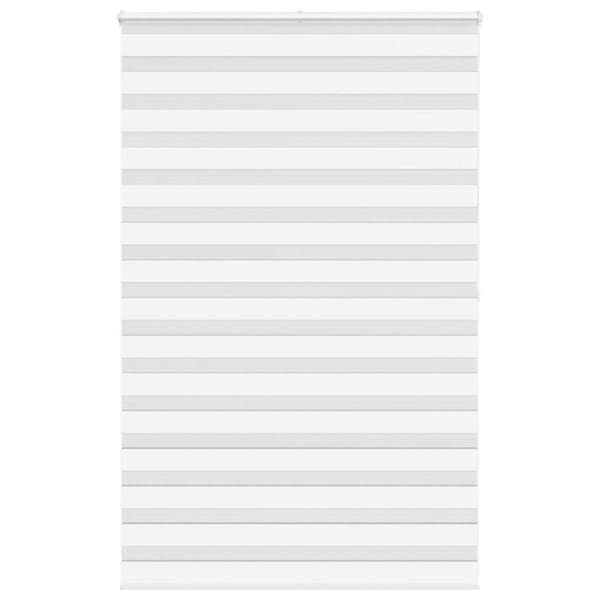 Rullgardin zebra vit 150x200 cm tyg bredd 145,9 cm polyester