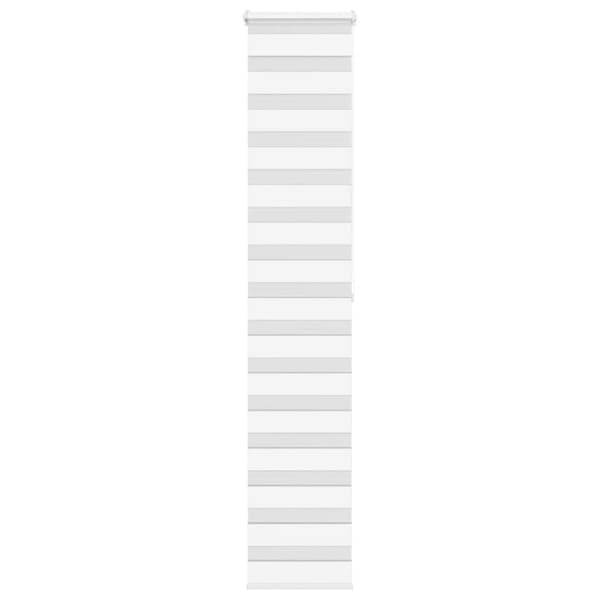 Rullgardin zebra vit 45x200 cm tyg bredd 40,9 cm polyester